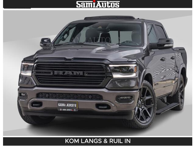 Dodge RAM PICKUP SPORT LARAMIE 5.7 V8 HEMI | LUCHTVERING | 2023 | PANODAK | GROOTSCHERM | DC | TOP KLEUR GRANITE | CREW CAB | DUBBELE CABINE | 5 PERSOONS |