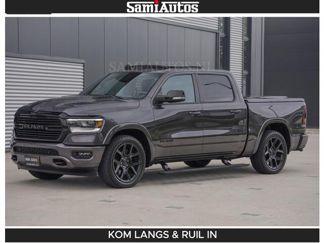 Dodge RAM PICKUP SPORT LARAMIE 5.7 V8 HEMI | LUCHTVERING | 2023 | PANODAK | GROOTSCHERM | DC | TOP KLEUR GRANITE | CREW CAB | DUBBELE CABINE | 5 PERSOONS |