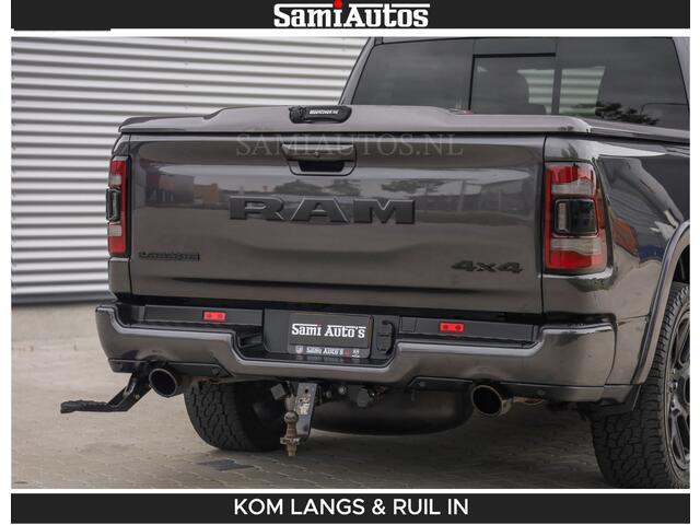 Dodge RAM PICKUP SPORT LARAMIE 5.7 V8 HEMI | LUCHTVERING | 2023 | PANODAK | GROOTSCHERM | DC | TOP KLEUR GRANITE | CREW CAB | DUBBELE CABINE | 5 PERSOONS |