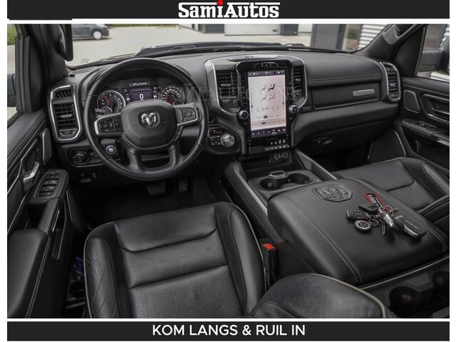 Dodge RAM PICKUP DE DONDER | 5.7 V8 HEMI | BRONZE BREDE WIELEN | WIDE BODY | OPEN UITLAAT KLEP | ZEER DIK | DUBBELE CABINE | DC | 5 PERSOONS | GRIJS KENETEKEN | BJ 2023 44000KM | FULL LED VERLICHTING | MEGA DIK |