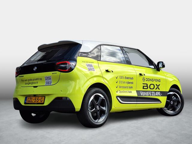 Dongfeng Box Launch Edition | 360° Camera | Adaptieve Cruise Control | Elektrisch Verstelbare Bestuurdersstoel + Geheugen | Stoelverwarming Bestuurder | Stoelventilatie Bestuurder | Apple Carplay | Android Auto | Sfeerverlichting | Elektrisch Inklapbare Buitenspiegels