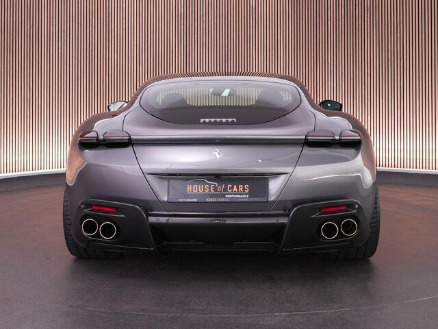 Ferrari Roma 3.9 V8 HELE 620pk |Grigio Ferro|Daytona Seats|carbon LED stuur|carbon front spoiler|carbon diffuser|carbon underdoor|22" Novitec NF11|MagneRide|Scuderia shields|ventilated electric seats|Surround View|High Power Hi-Fi|