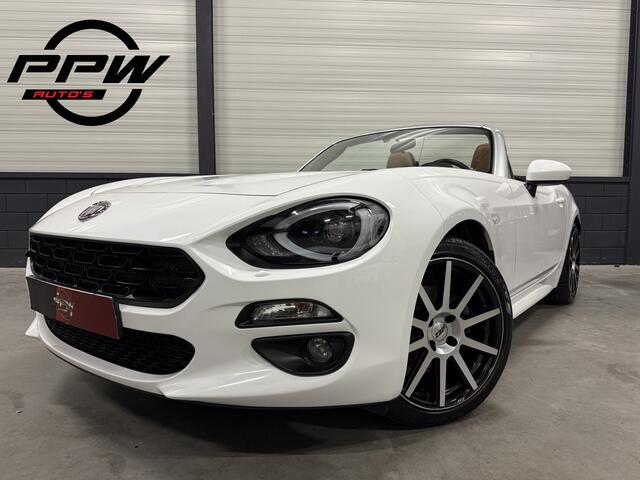 Fiat 124 Spider 1.4 MultiAir Turbo Lusso LED/LEER/BOSE/CAMERA/17"LMV/KEYLESS/ARTIC-WHITE/VOLLEDIG FIAT DEALER HISTORIE, RECENT OH BEURT GEHAD INCL DISTR. RIEM VERVANGEN