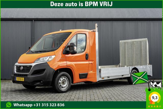 Fiat 131 Ducato 2.3 Open laadbak met oprijplaat | 131PK | Euro 6
