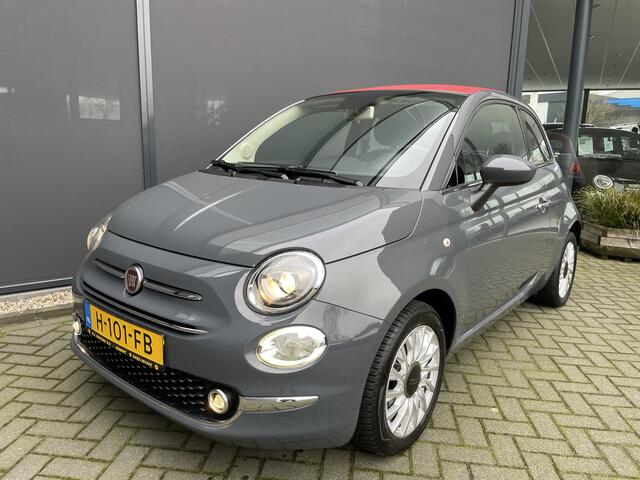 Fiat 500 Cabrio 0.9 TwinAir Turbo Lounge Airco - Cruise control - Navigatie full map - Multifunctioneel lederen stuurwiel - Mistlampen - E-bedienbare kap - 15"licht metalen velgen Pack vision met regensensor en park. sensoren achter