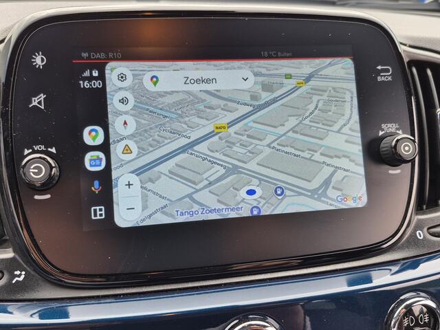 Fiat 500 1.0 Hybrid Club | Airco | Bluetooth | Navigatie via Apple Carplay of Android Auto | Parkeersensoren | Climate Control | Cruise Control |