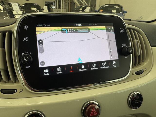 Fiat 500 1.2 LOUNGE | 4-CILINDER | 12 MDN GARANTIE | PARLEMOER | PANO | NAVI