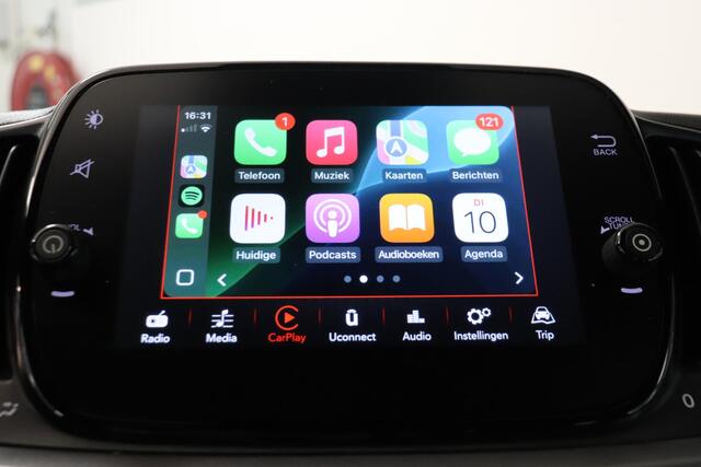 Fiat 500 0.9 TwinAir Sport | Climate Control | Parkeersensoren | Apple Carplay AndroidAuto Navigatie | Half Leder |