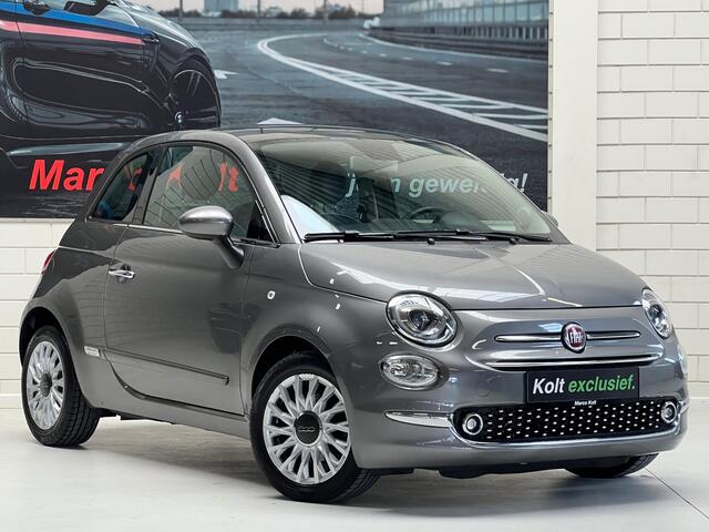 Fiat 500 0.9 TwinAir Turbo Lounge 85 PK / Airco / Navigatie / Panoramadak / Park Sensors / 15"LM Velgen / Keurig!