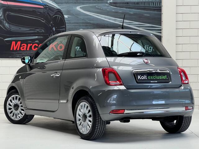 Fiat 500 0.9 TwinAir Turbo Lounge 85 PK / Airco / Navigatie / Panoramadak / Park Sensors / 15"LM Velgen / Keurig!