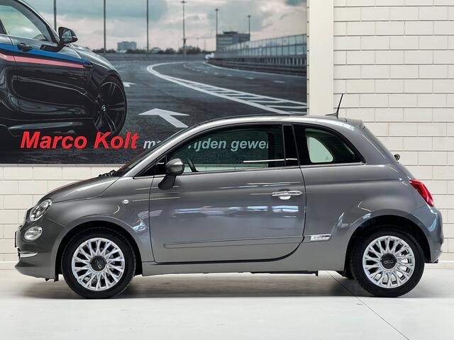 Fiat 500 0.9 TwinAir Turbo Lounge 85 PK / Airco / Navigatie / Panoramadak / Park Sensors / 15"LM Velgen / Keurig!