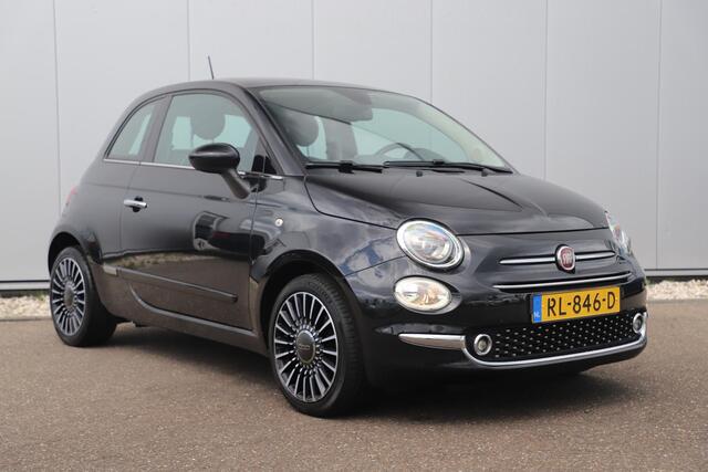 Fiat 500 1.2 Lounge Panoramadak 16 inch LMV Navigatie Clima Cruise Control Half Leder