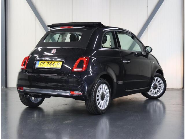 Fiat 500 Cabrio 0.9 TwinAir Turbo Lounge | Airco | Xenon Koplampen | Lederen Stuurwiel | Mistlampen Voor | Navigatie | DAB Ontvanger | Start/Stop Systeem | Cruise Control | 16" Lichtmetalen Velgen | Isofix |