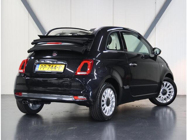 Fiat 500 Cabrio 0.9 TwinAir Turbo Lounge | Airco | Xenon Koplampen | Lederen Stuurwiel | Mistlampen Voor | Navigatie | DAB Ontvanger | Start/Stop Systeem | Cruise Control | 16" Lichtmetalen Velgen | Isofix |