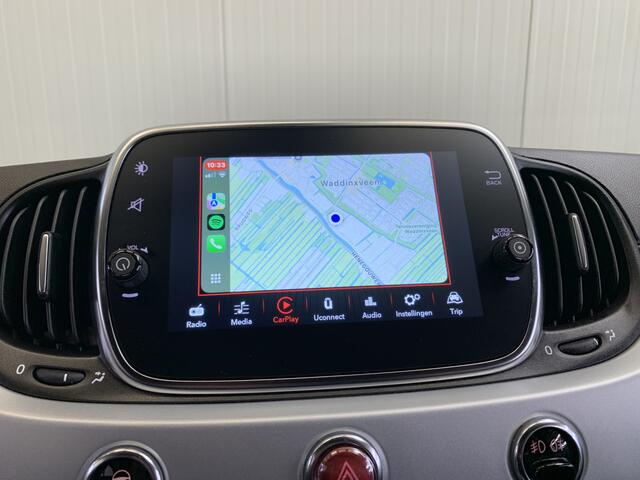 Fiat 500 1.0 Hybrid Sport AIRCO-LEDER-NAVI by CARPLAY-CRUISE-LMV
