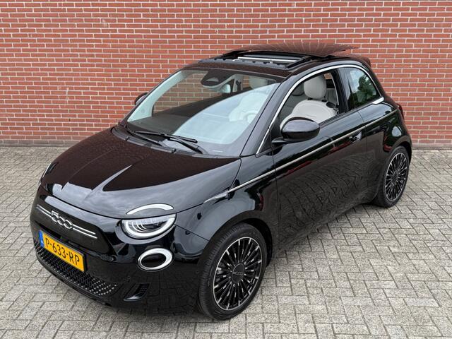 Fiat 500 LA PRIMA 42 KWH SCHUIF/KANTEL NAVI CLIMA CAMERA PDC STOELV