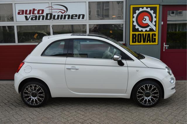 Fiat 500 0.9 TwinAir Turbo Collezione O.a: Pano, PDC, Clima, Carplay, DAB, Cruise, Etc. All-in prijs!