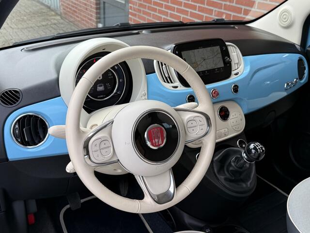 Fiat 500 0.9 TWINAIR T Spiaggina 58 NAVI CARPLAY CLIMA CRUISE RETRO-VELGEN