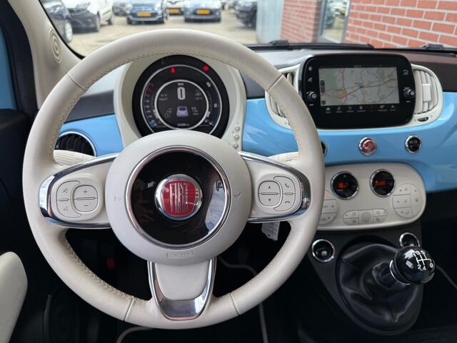 Fiat 500 0.9 TWINAIR T Spiaggina 58 NAVI CARPLAY CLIMA CRUISE RETRO-VELGEN