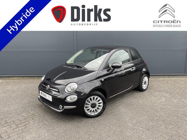 Fiat 500 1.0 Hybrid Dolcevita Finale (Panoramadak - Automatische Airco - Navigatie via App - Parkeersensoren - Apple Carplay - Cruise Controle)