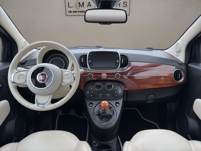 Fiat 500 0.9 TwinAir T Riva 2017 BLAUW | Schuifdak | Display | Benzine