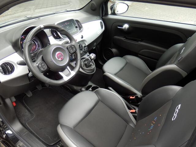 Fiat 500 Hybrid | Sport | elektr. Glazen schuifdak | Apple carpl. / Andr.