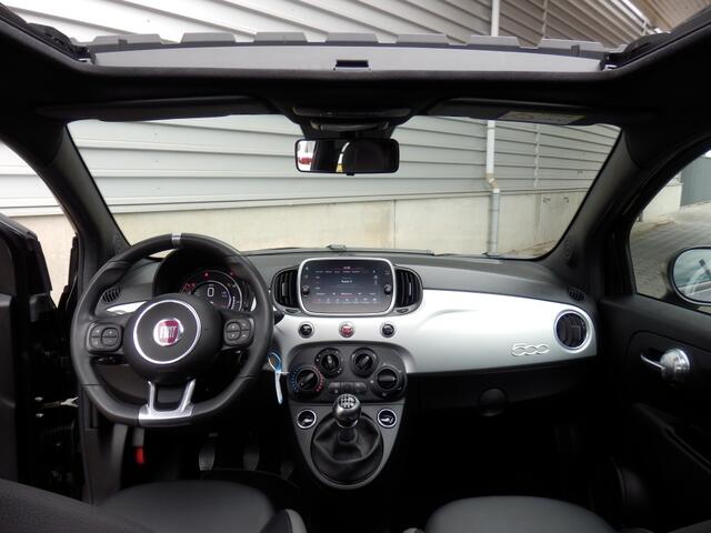 Fiat 500 Hybrid | Sport | elektr. Glazen schuifdak | Apple carpl. / Andr.