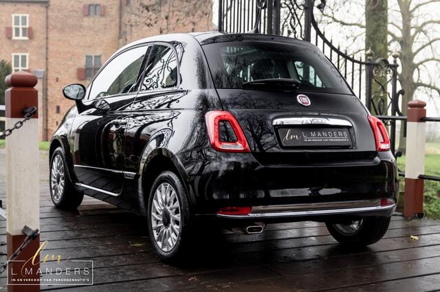Fiat 500 1.2 Lounge 2016 ZWART | Automaat | Panoramadak | Climate Control
