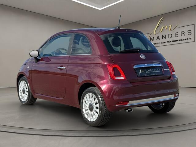 Fiat 500 1.0 Hybrid Dolcevita 2021 BORDEAUX | Apple CarPlay | Panoramadak