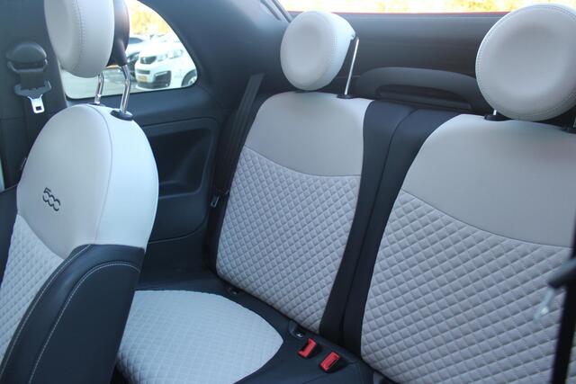 Fiat 500 1.0 72PK HYbrid DOLCEVITA CABRIO | ELEKRISCH BEDIENBAAR CABRIODAK | CLIMATE CONTROL | DAB+ RADIO | CRUISE CONTROL | HALF STOF HALF LEDEREN BEKLEDING | 15"LICHT METALEN VELGEN | LED DAGRIJ VERLICHTING |