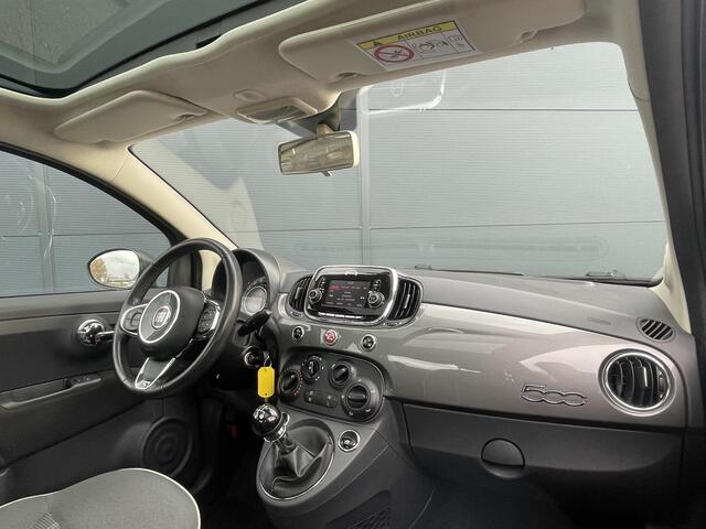 Fiat 500 0.9 TwinAir Turbo Lounge | Glazen dak | PDC Achter