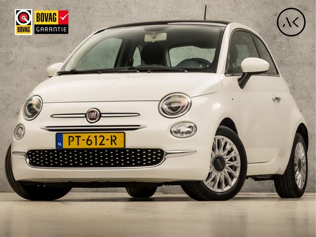 Fiat 500 0.9 TwinAir Turbo Lounge (PANORAMADAK, APPLE CARPLAY, GROOT NAVI, CRUISE, SPORTSTOELEN, LM VELGEN, BLUETOOTH, NIEUWE APK, NIEUWSTAAT)