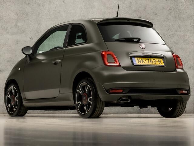 Fiat 500 0.9 TwinAir Turbo Sport 105Pk (MAT GROEN, VIRTUAL COCKPIT, APPLE CARPLAY, GROOT NAVI, LEDER, ZWART HEMEL, CRUISE, PARKEERSENSOREN, GETINT GLAS, NIEUWE APK, NIEUWSTAAT)