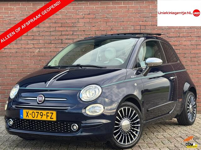 Fiat 500 0.9 TwinAir Turbo RIVA | LEDER | PANODAK | CRUISE!