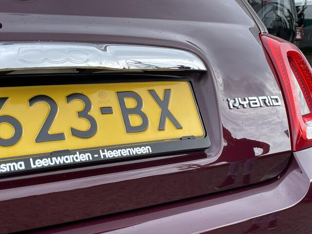 Fiat 500 1.0 Hybrid Lounge | Apple/Android carplay| Cruise Control | Regen en lichtsensor