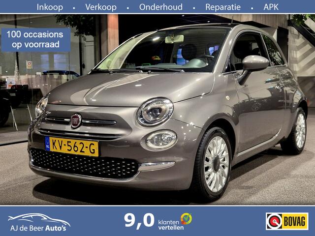 Fiat 500 0.9 TwinAir Turbo Lounge Panorama | Airco | LED | Navi