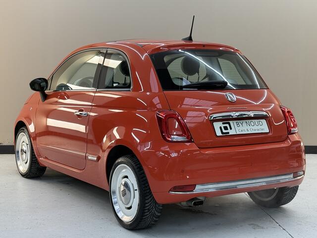 Fiat 500 1.2 anniversario, 70Pk, 2018, 1ste eigenaar, Airco, Navigatie, Cruise control, Bluetooth audio, Digitale teller, Parkeersensoren,