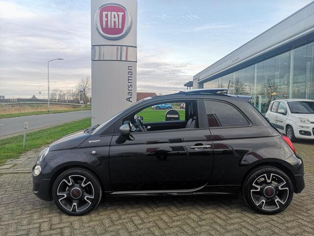 Fiat 500 1.0 Hybrid Sport | Schuifdak | Climate control | Carplay | Parkeersensoren | Digitaal dashboard