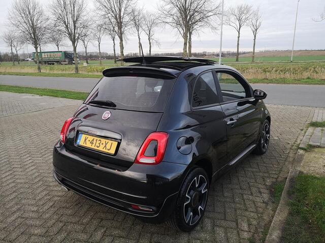 Fiat 500 1.0 Hybrid Sport | Schuifdak | Climate control | Carplay | Parkeersensoren | Digitaal dashboard