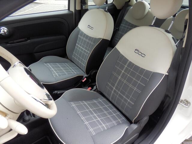 Fiat 500 1.2 Lounge | Panoramadak | Clima | Apple carpl / Andr. Auto