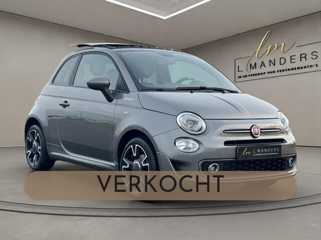 Fiat 500 1.0 Hybrid Sport 2022 GRIJS | Leder | Panorama schuifdak | Displ