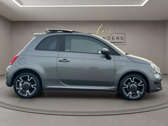 Fiat 500 1.0 Hybrid Sport 2022 GRIJS | Leder | Panorama schuifdak | Displ