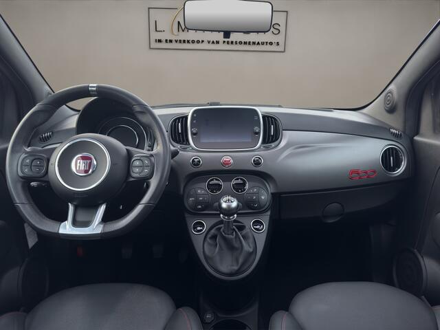 Fiat 500 1.0 Hybrid Sport 2022 GRIJS | Leder | Panorama schuifdak | Displ