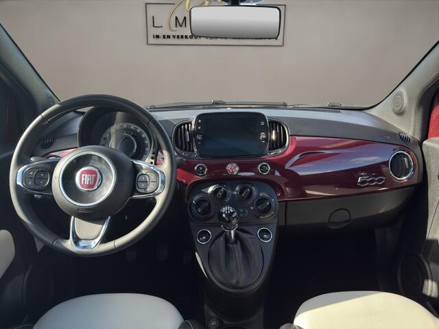 Fiat 500 1.0 Hybrid Dolcevita 2021 BORDEAUX | Apple CarPlay | Panoramadak
