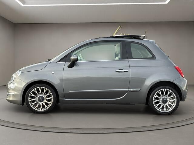 Fiat 500 0.9 TwinAir Turbo Lounge 2019 GRIJS | Schuifdak | Airco | Naviga