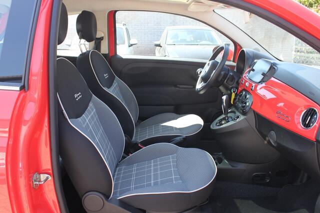 Fiat 500 0.9 TwinAir T Lounge, automaat, navigatie.