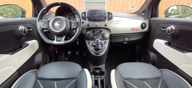 Fiat 500 0.9 TwinAir T Sport, Stoere auto, Bluetooth, Lederen bekleding,