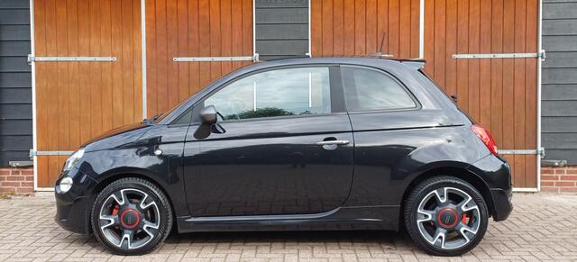 Fiat 500 0.9 TwinAir T Sport, Stoere auto, Bluetooth, Lederen bekleding,