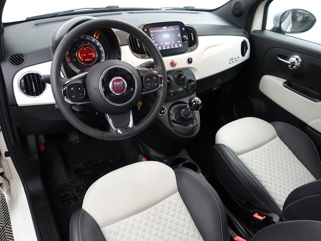 Fiat 500 1.0 Hybrid Dolcevita- Panoramadak, Two Tone, Carplay, Android Auto, Design Interieur