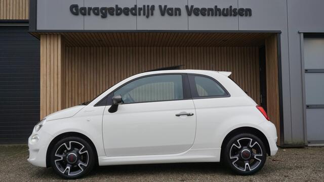 Fiat 500 1.0 70pk 3Drs Hybrid Sport Schuif/kantel Panoramadak Sportstoelen 16inch LM Virtual *NL auto* 40842km!